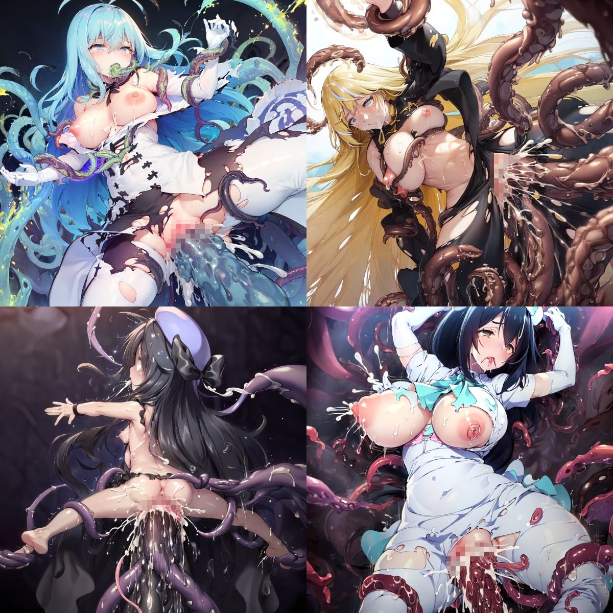 サンプル画像1:アニメキャラ触手はぁはぁCG集 2021冬春編(AIUEOEKAKI) [d_365109]