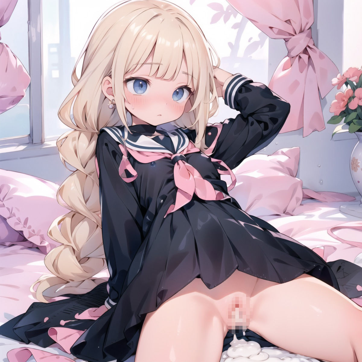 サンプル画像2:彼女の部屋での秘め事画像集part2(ロリ画廊) [d_365150]