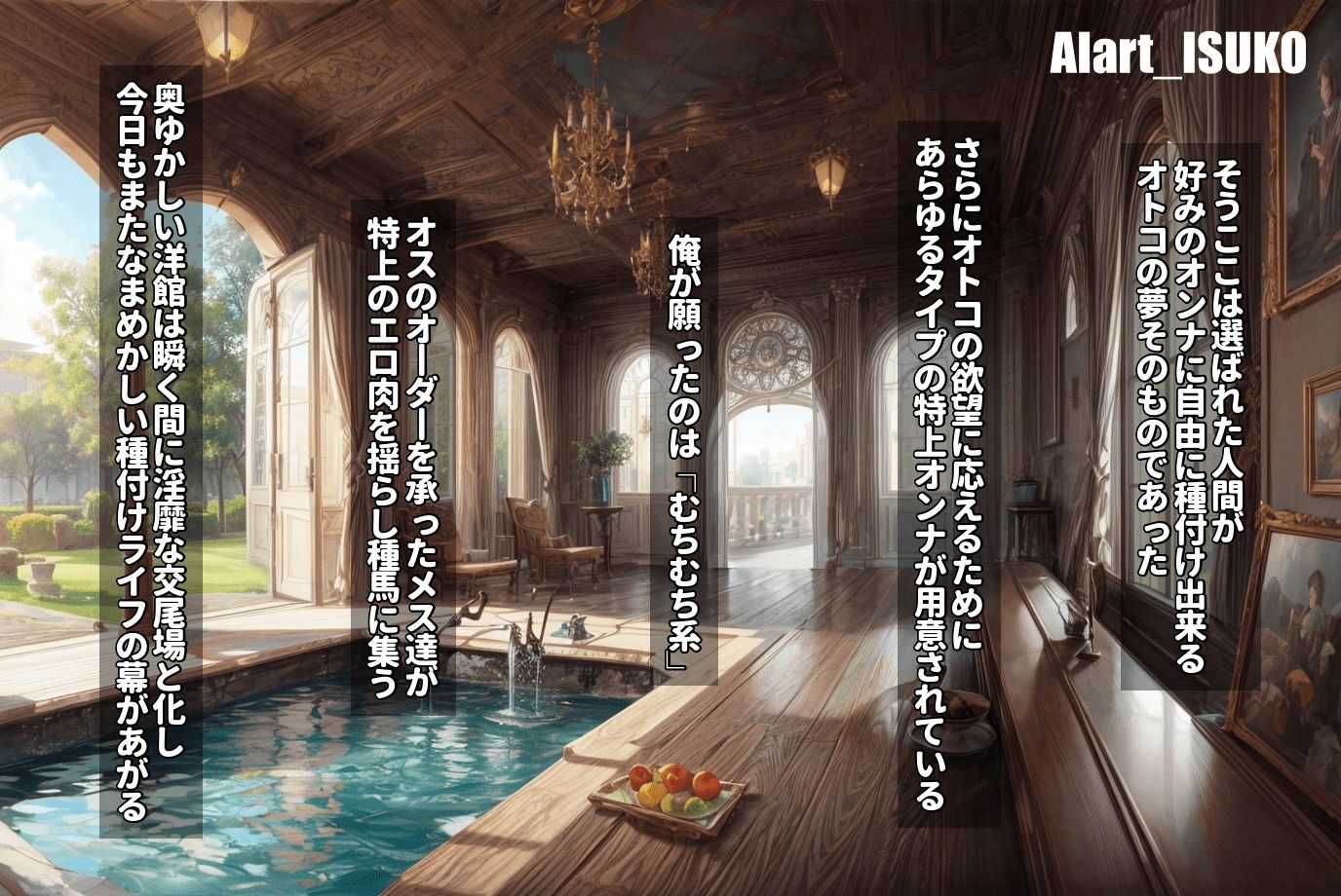 サンプル画像2:むっちむち美女と種付けハーレム2(AIart_ISUKO) [d_365188]