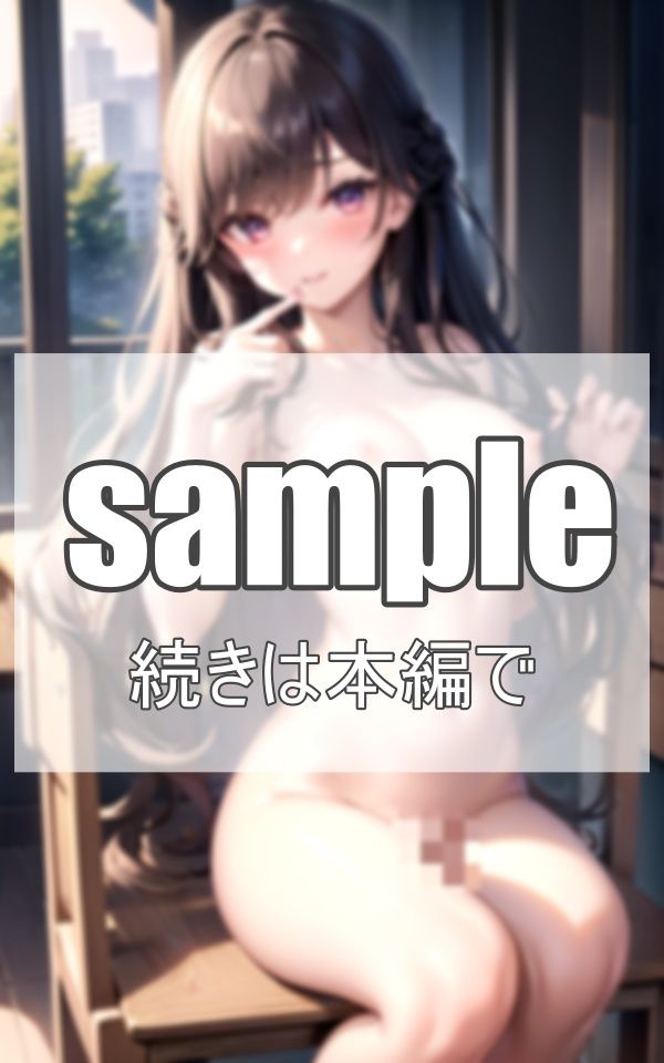 サンプル画像4:先輩の恰好がエッチ過ぎる(淫想AI宮殿) [d_365216]