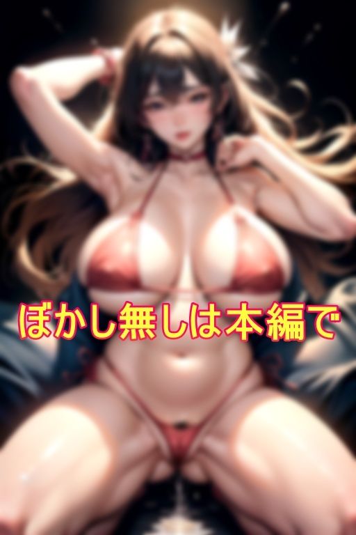 サンプル画像4:全裸より恥ずかしい変態御用達マイクロビキニ着用の爆乳痴女ギャルとビーチで生ハメ(YNHC) [d_365303]