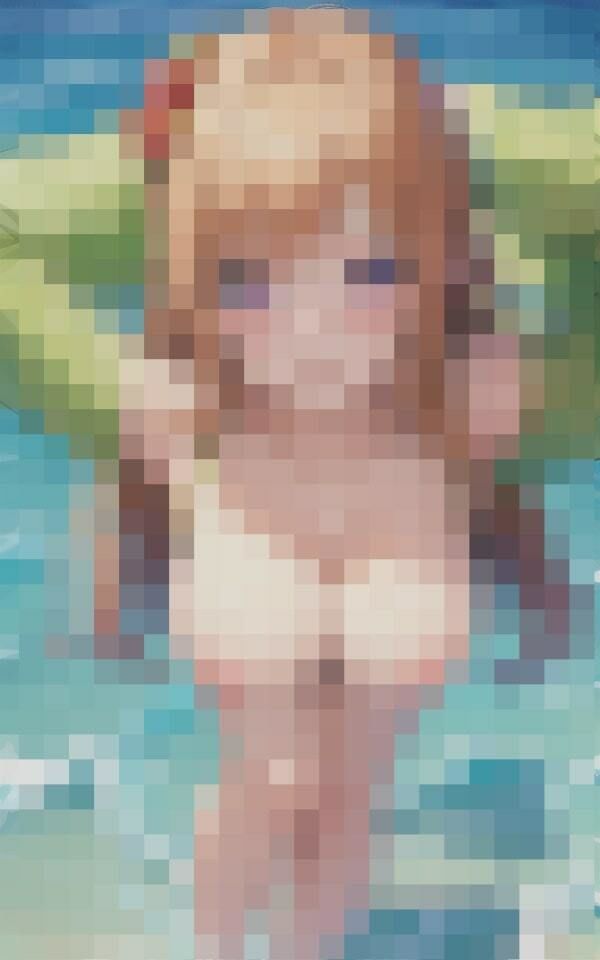 サンプル画像1:南の島で出会った 巨乳水着美女(miracleAIラボ) [d_365364]