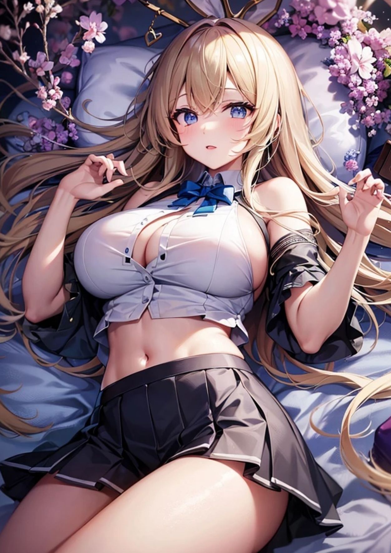 サンプル画像2:金髪巨乳ギャルを孕ませる性活の記録【画像集】(春風アイランド) [d_365422]