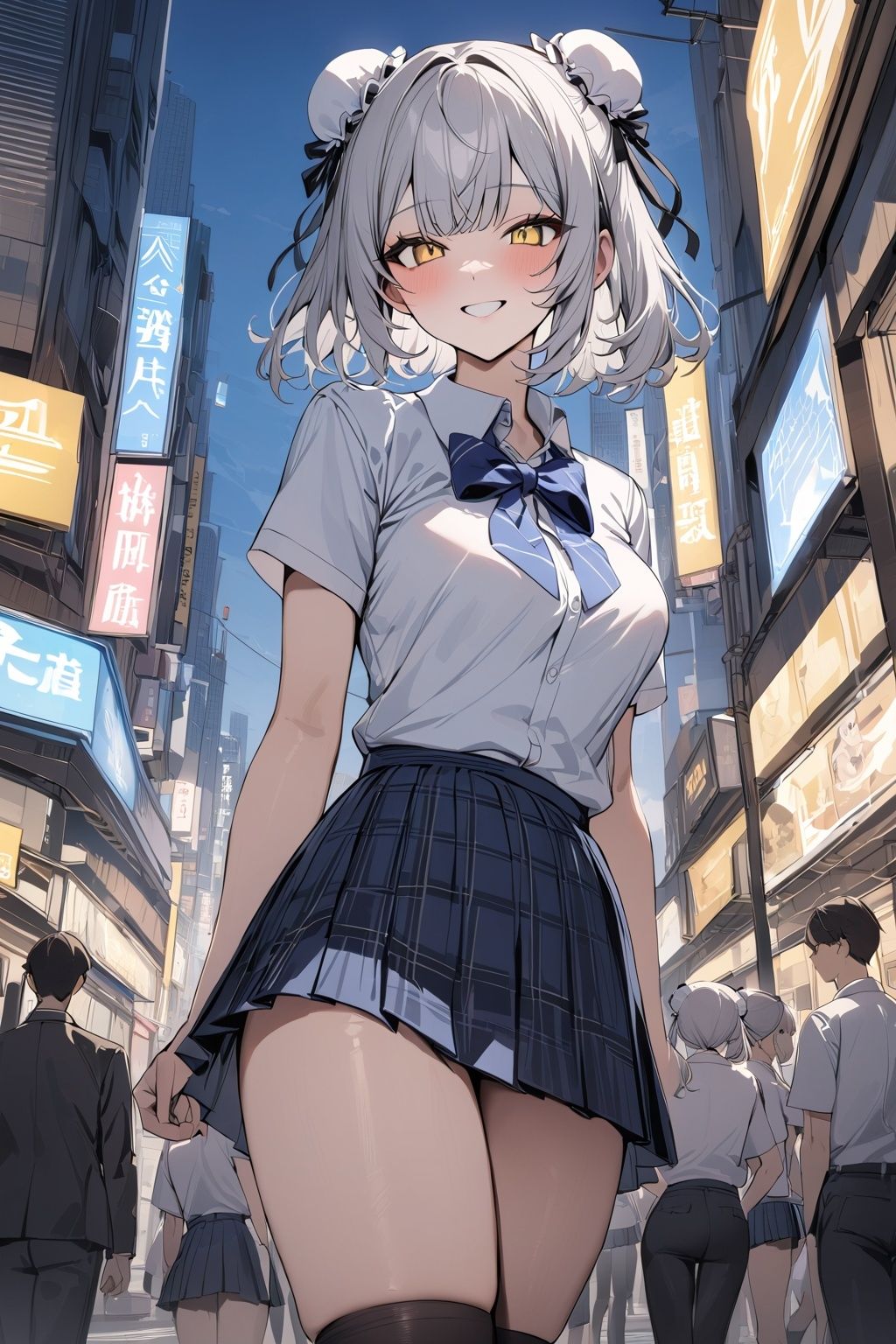 サンプル画像4:制服JK膣内射精5コマ(事務びーむ) [d_365431]