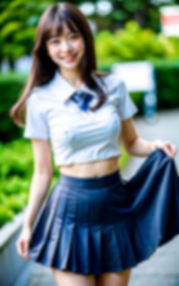 サンプル画像3:とあるお嬢様学園で流行っているセクシー露出写真撮影記録集(kawaii製作) [d_365433]