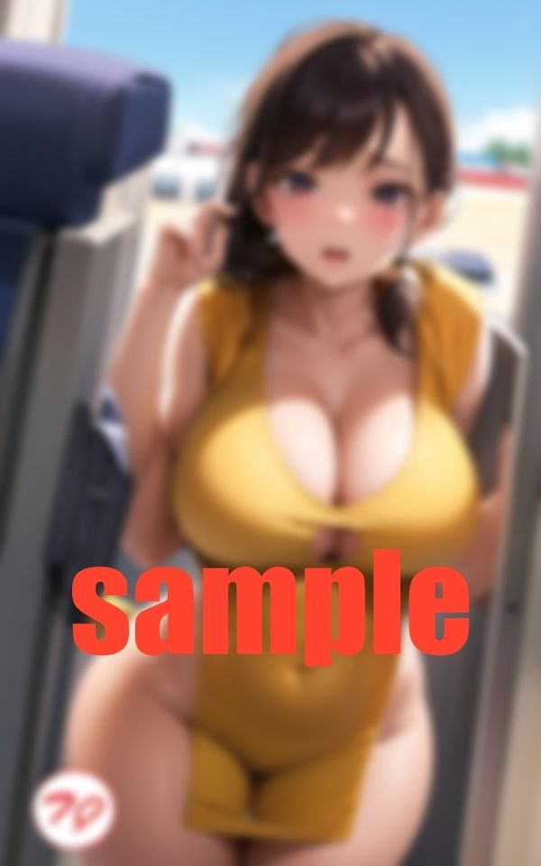 サンプル画像5:お客様お座りください-安全な旅行をするために-(らぶらぼ32) [d_365450]