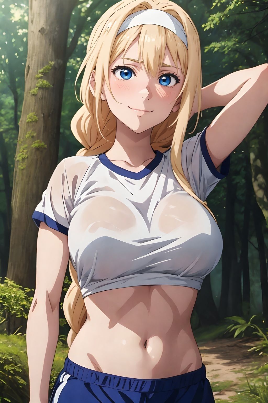 サンプル画像1:ソード・エッチ・オフライン 体操着を着た野外性交 ア◯ス編(ジャケパンスタイル) [d_365455]