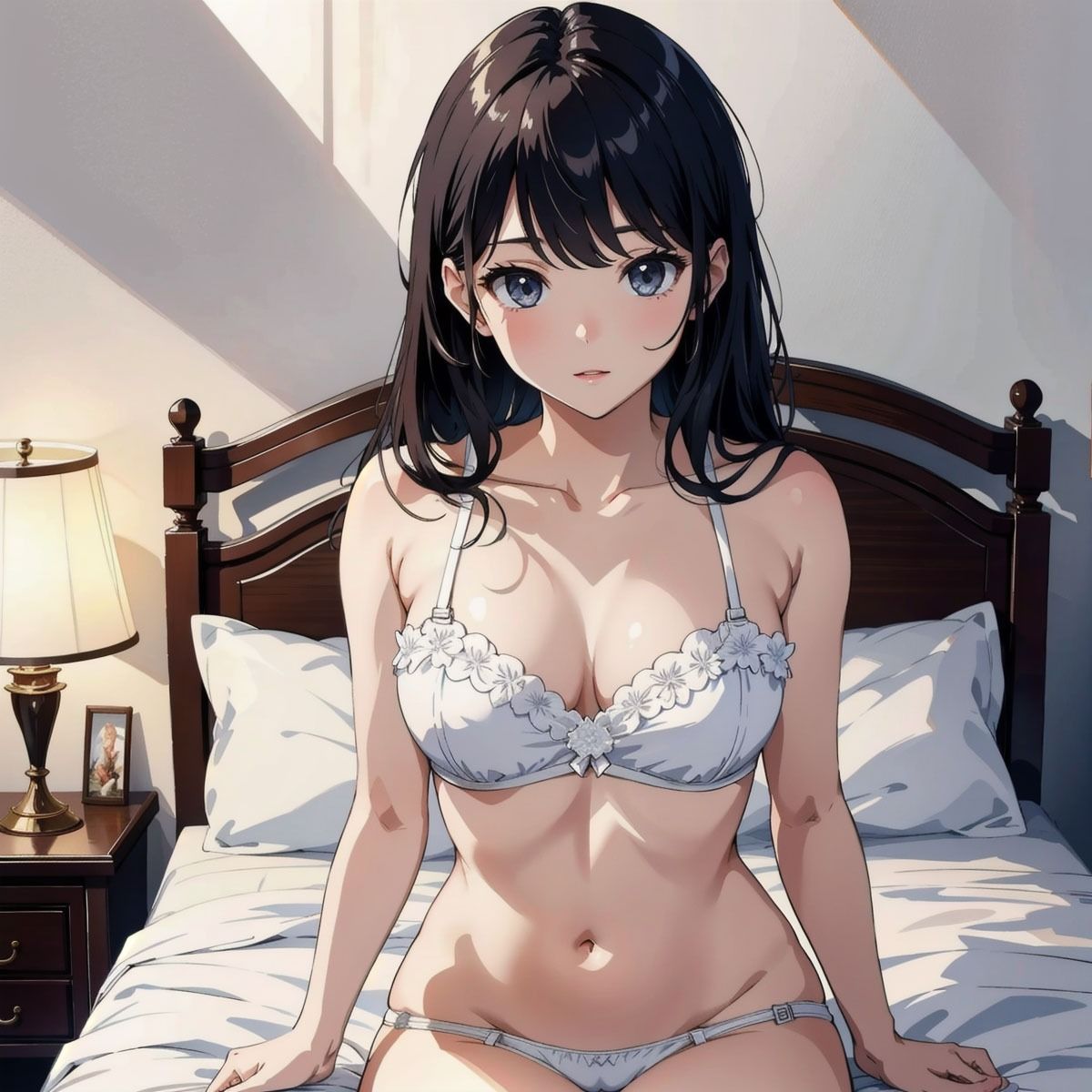 サンプル画像1:黒髪美女写真集(AIStandard) [d_365461]