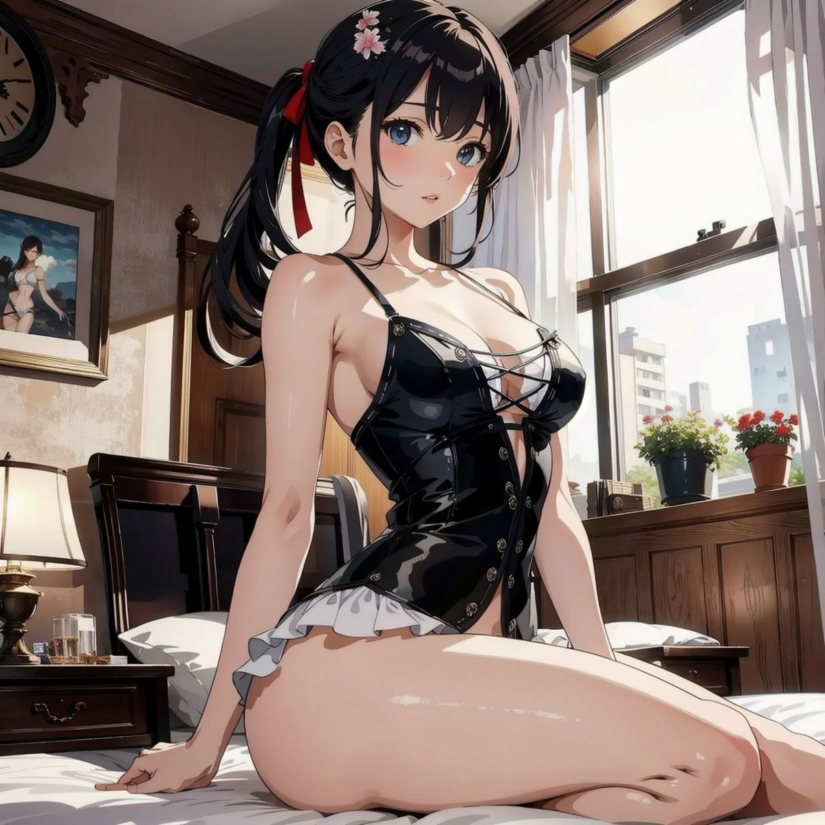 サンプル画像2:黒髪美女写真集(AIStandard) [d_365461]