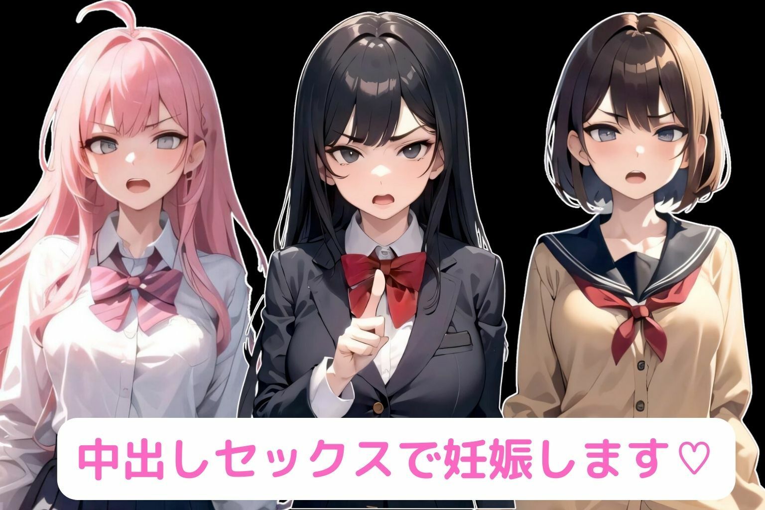 サンプル画像5:ボクを嫌っているナマイキなクソ女たちをバコバコに犯して妊娠させる話(NF太郎) [d_365546]