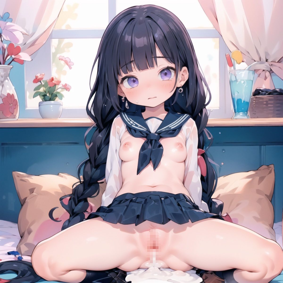 サンプル画像1:彼女の部屋での秘め事画像集part5(ロリ画廊) [d_365597]