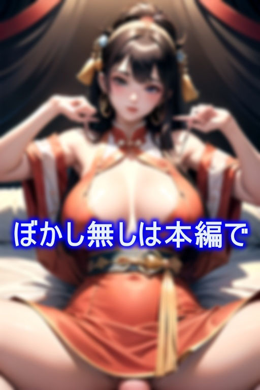 サンプル画像4:おっぱいで顔を挟まれたら圧迫で窒息死しそう 暴力的なまでの爆乳チャイナ姫(炒飯定食) [d_365693]