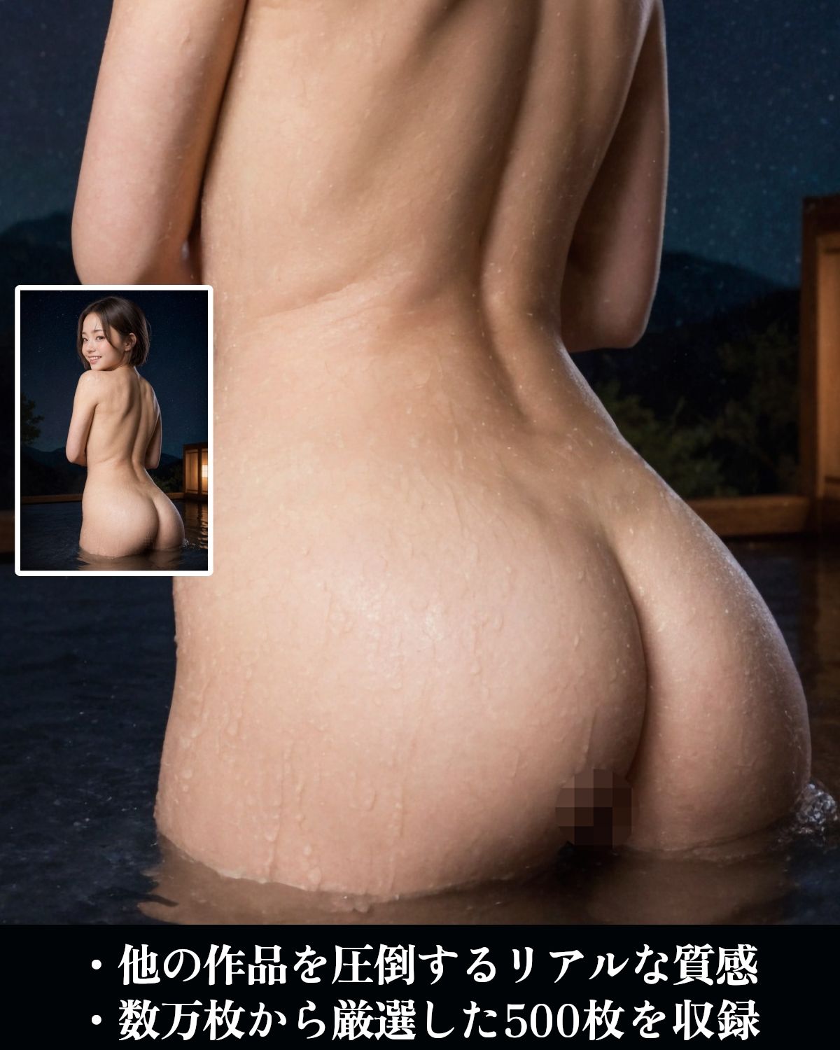 サンプル画像1:【4K】卒業直後の合法JKと温泉旅行【500枚】(AIで妄想) [d_365696]