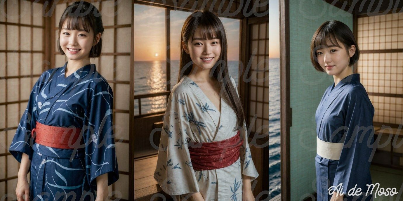 サンプル画像4:【4K】卒業直後の合法JKと温泉旅行【500枚】(AIで妄想) [d_365696]