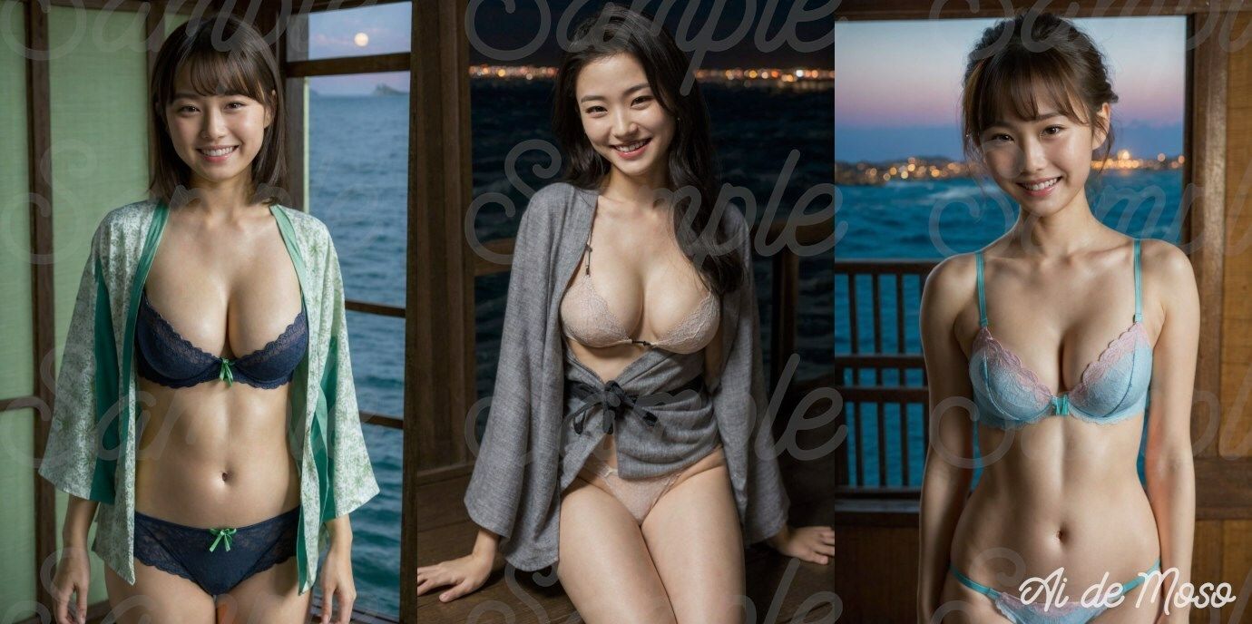 サンプル画像5:【4K】卒業直後の合法JKと温泉旅行【500枚】(AIで妄想) [d_365696]