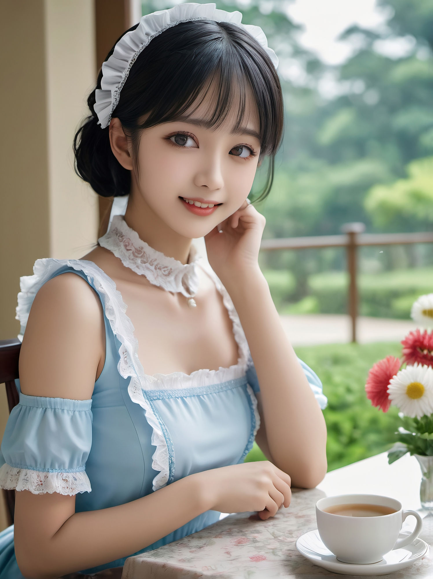 サンプル画像3:メイドさん1(幻影空域) [d_365737]