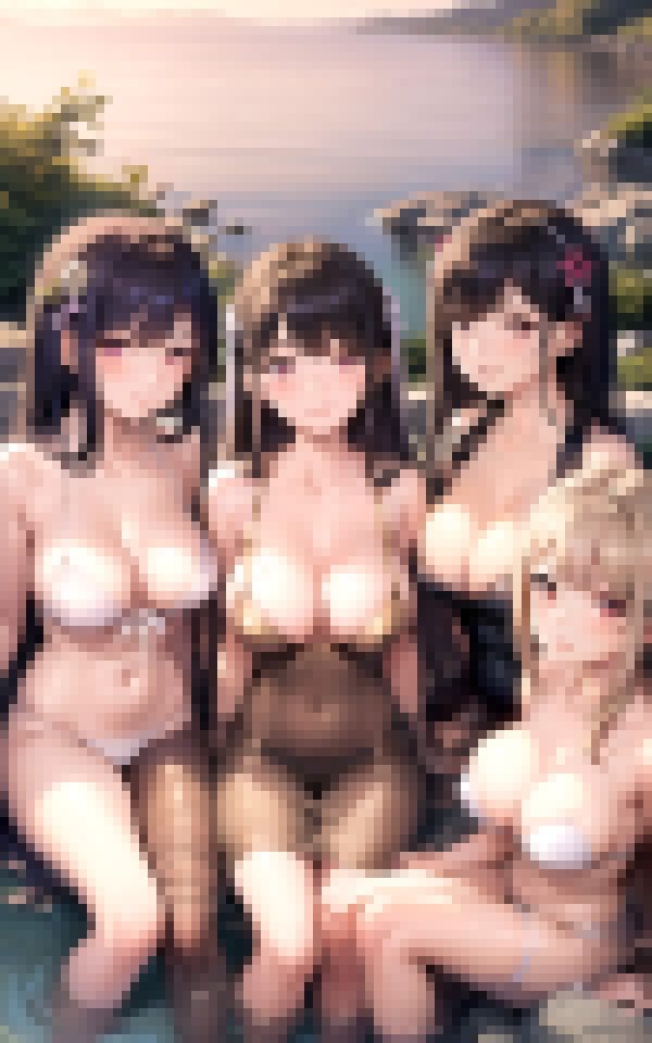 サンプル画像5:妄想不倫〜温浴貸切温泉で姉達にからかわれてます〜(シンセンスセンセーションズ) [d_365751]