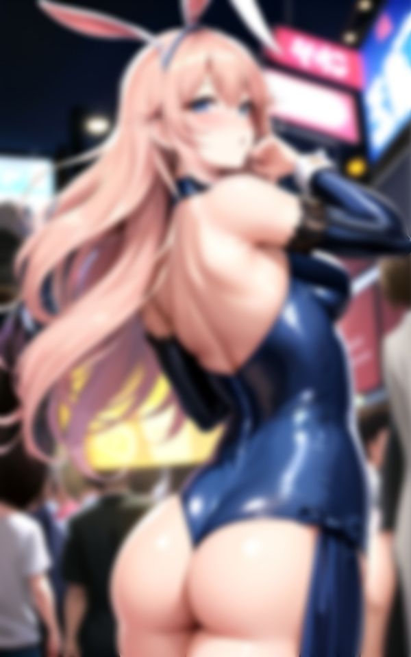 サンプル画像2:夜の街で煌めくヒップで誘惑してくるHな美女撮影記録(あゆみAI) [d_365776]