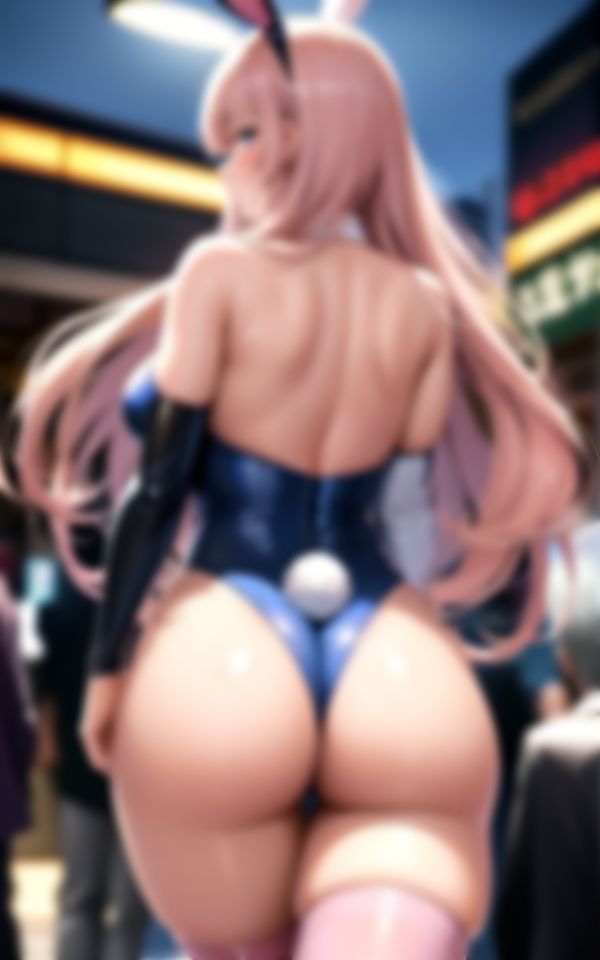 サンプル画像6:夜の街で煌めくヒップで誘惑してくるHな美女撮影記録(あゆみAI) [d_365776]