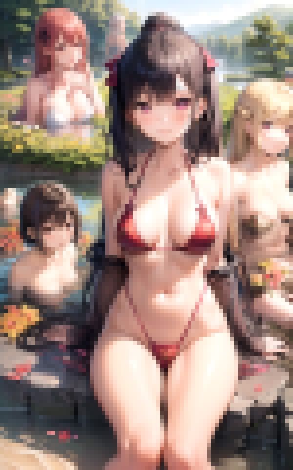 妄想浪漫〜水着美女とお忍び混浴温泉〜