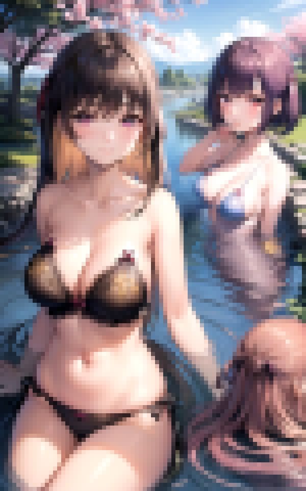 妄想浪漫〜水着美女とお忍び混浴温泉〜