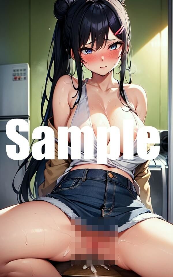 サンプル画像4:コインランドリーで巨乳美女と2人きり(エロアニメの館) [d_365864]