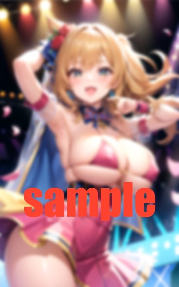 サンプル画像1:推しLive99人のアイドルたち(寵AI一身) [d_365868]