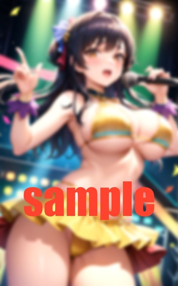 サンプル画像5:推しLive99人のアイドルたち(寵AI一身) [d_365868]