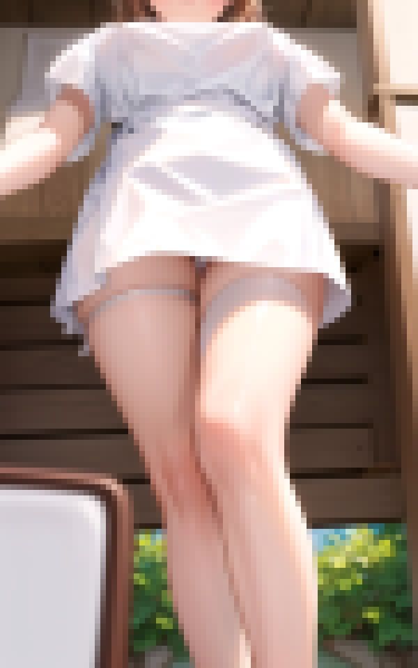 サンプル画像3:パンチラナースの足が好き(プログラミングポルノ社) [d_365887]