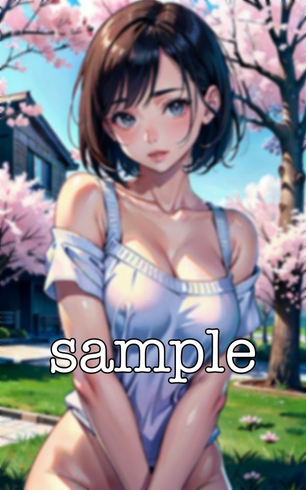 サンプル画像6:幼なじみがFカップの爆乳おっぱいを見せてくれた・・・22歳の春に花見をしてえちえち美少女(ぷにぷに研究所) [d_365947]