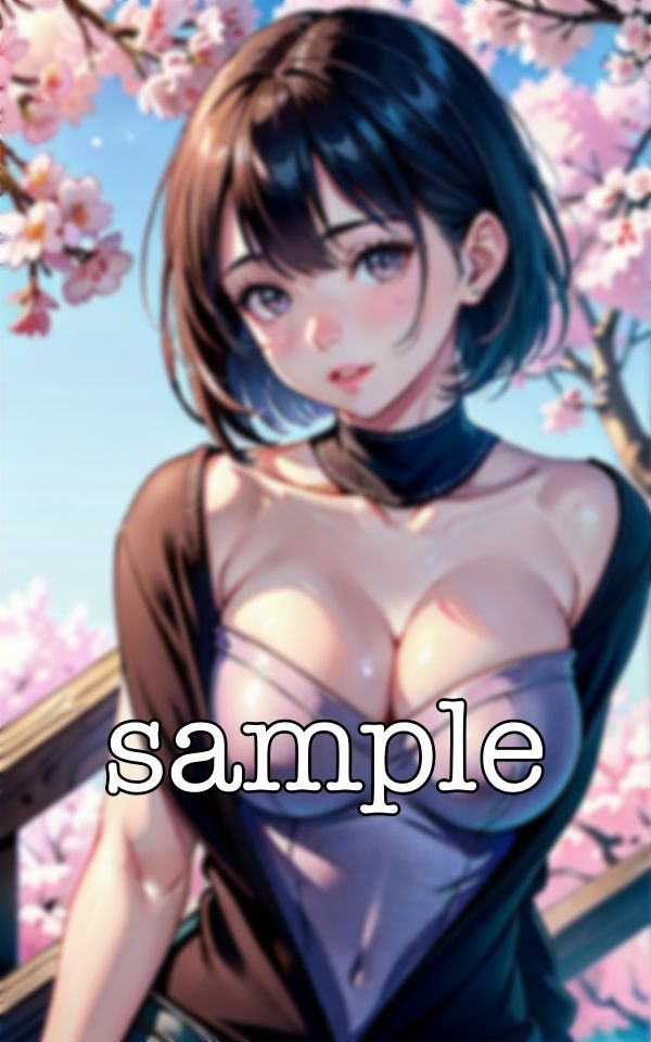 サンプル画像4:桜の下で・・・新人歓迎で花見をしたらGカップの露出を開放スペシャル！(オタクな写真館) [d_365949]