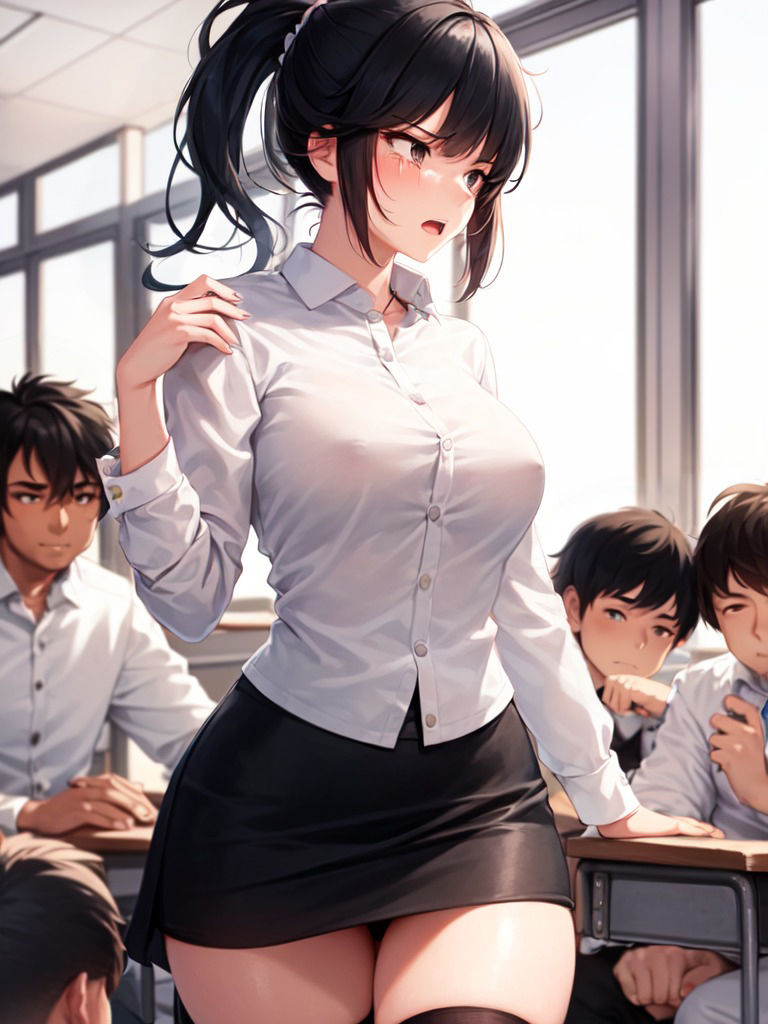 サンプル画像1:犯●れた新米教師(ぽりっしゅ本舗) [d_365981]