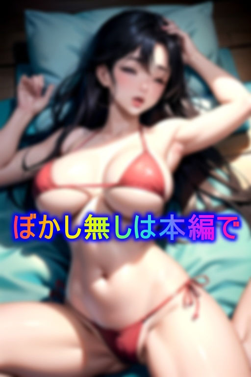 サンプル画像6:イケナイ誘惑水着 超乳B級アイドルのグラビア撮影裏日記(AI美女らぼ) [d_366028]