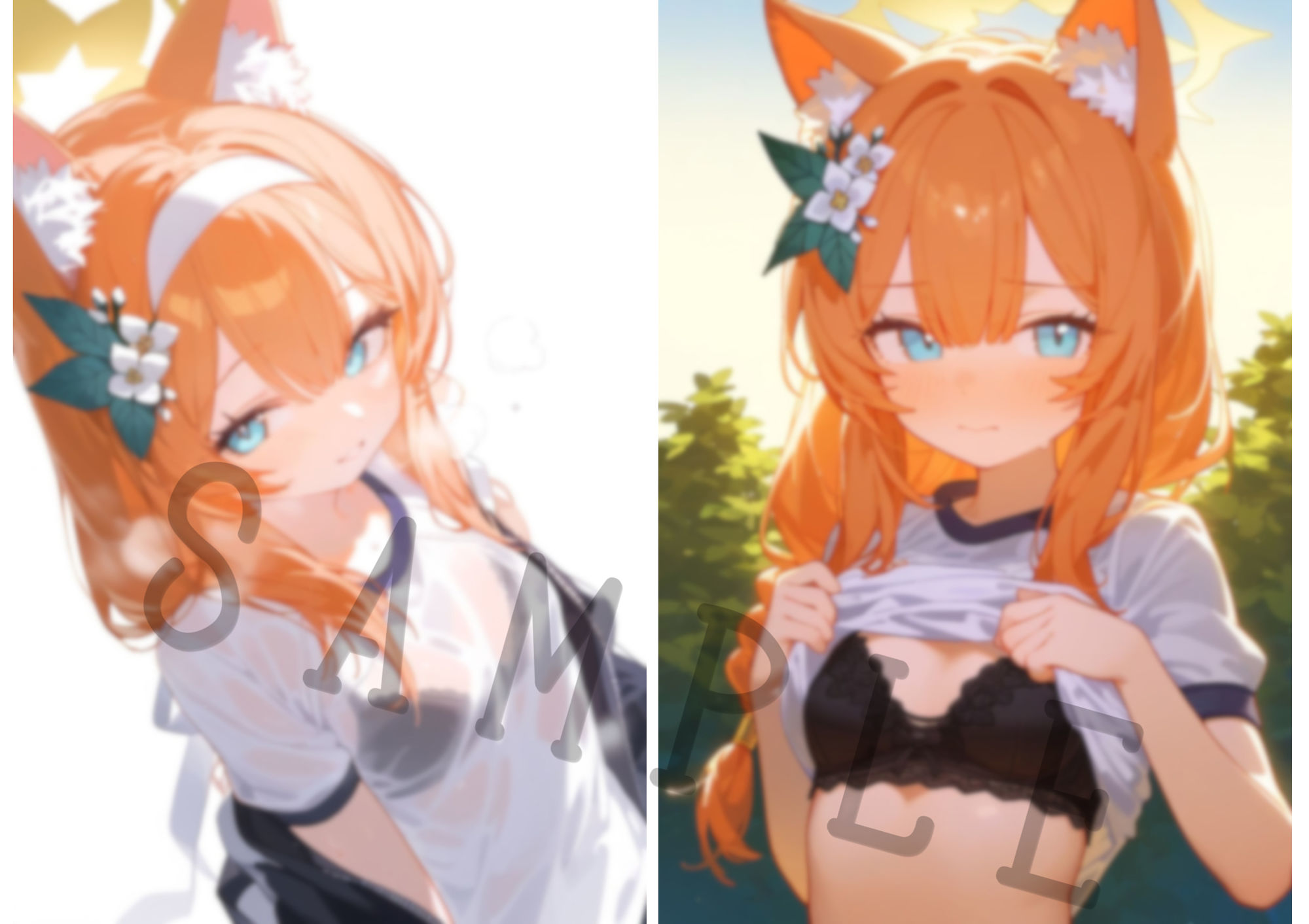 サンプル画像3:ブルアカ マリーCG集『大本営発表 マリーは狐である』SM追加版(平原神話（露出調教部）) [d_366099]