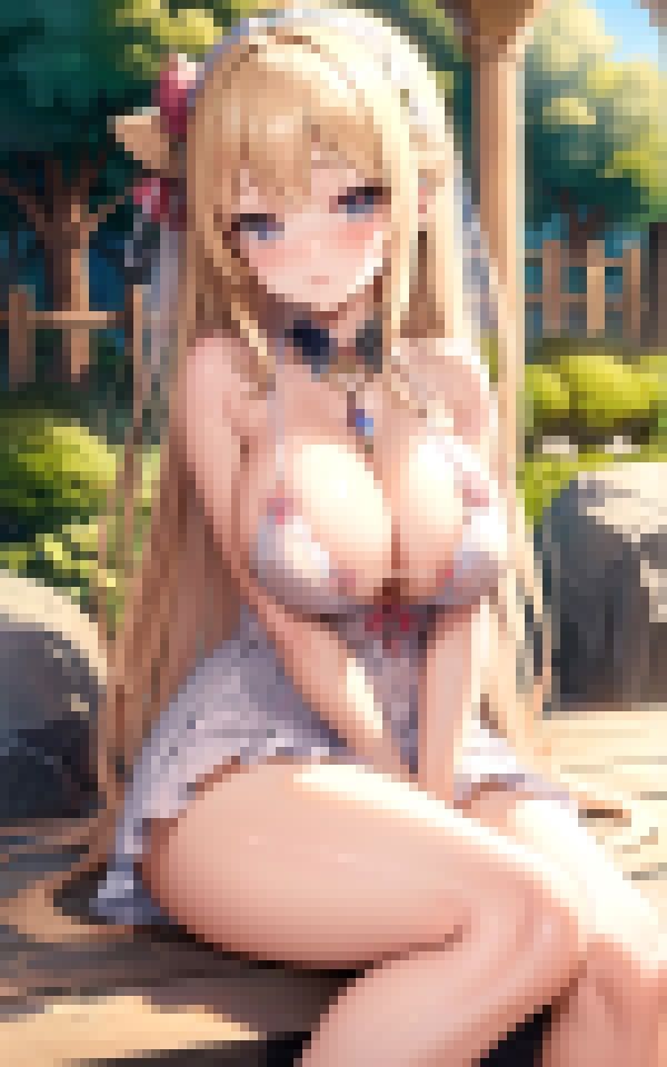 ロリ巨乳の羞恥姿を堪能集のサンプル画像 6