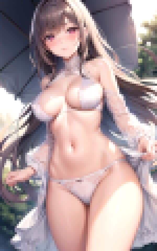 サンプル画像5:美女露出〜正統派美人の露出写真集〜(セクシャルスクリプト) [d_366170]