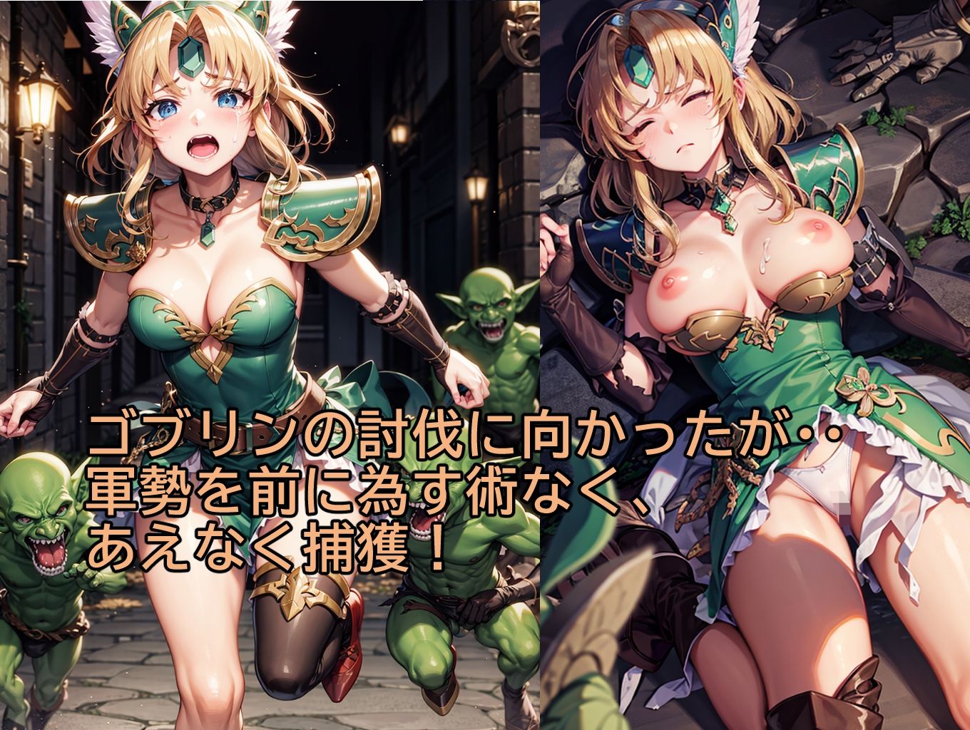 サンプル画像1:ゴブリン砲の襲撃(みみっくぼっくす) [d_366202]