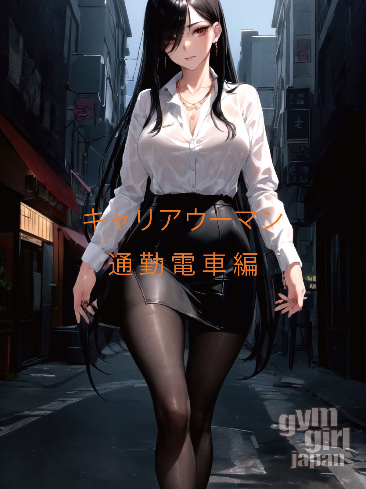 サンプル画像2:gymgirl Japan 2D-04 【キャリアウーマンの通勤電車、マンチラハミ毛ヨガ】(gymgirl Japan) [d_366208]