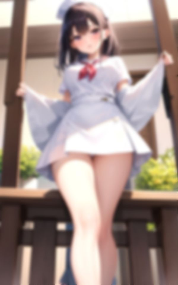 サンプル画像1:田舎の診療所で見つけたパンモロ新人美女ナース撮影記録80枚(美女AI製作LaBO) [d_366211]