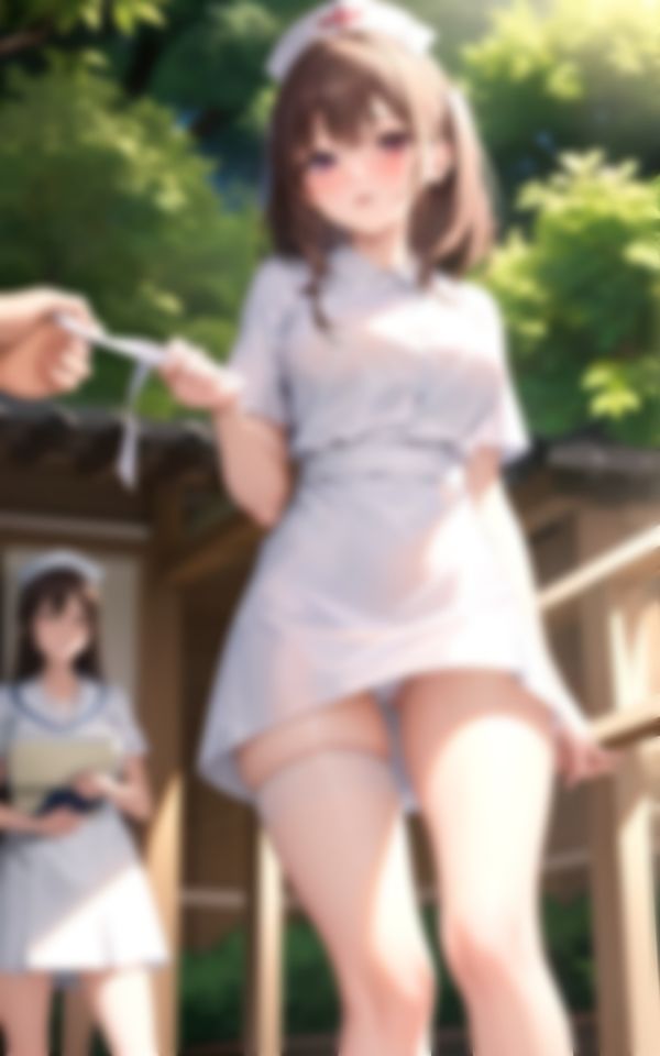 サンプル画像6:田舎の診療所で見つけたパンモロ新人美女ナース撮影記録80枚(美女AI製作LaBO) [d_366211]