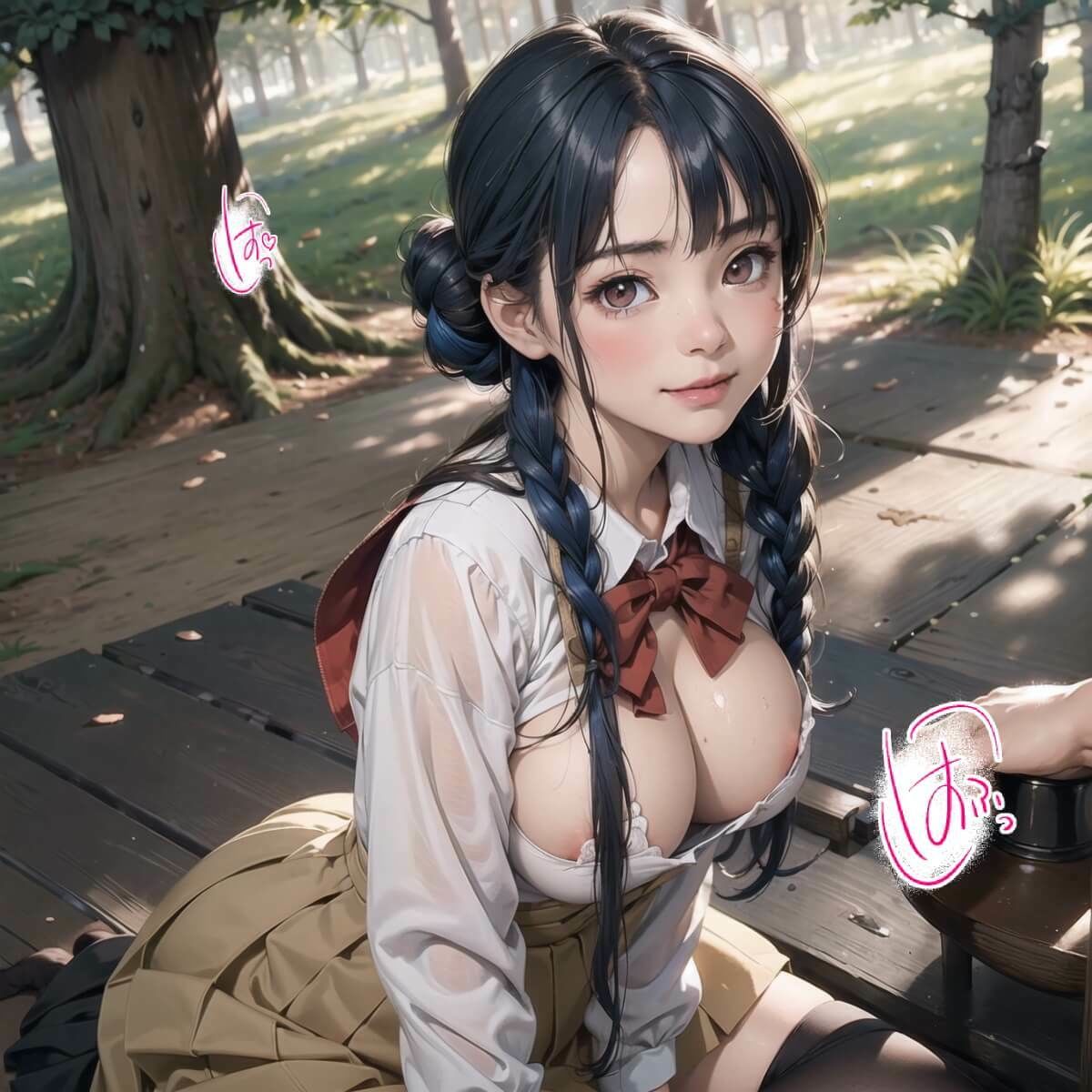 サンプル画像6:中出し大好き！ハーレム公園10【厳選100枚収録】(天堂工房) [d_366332]