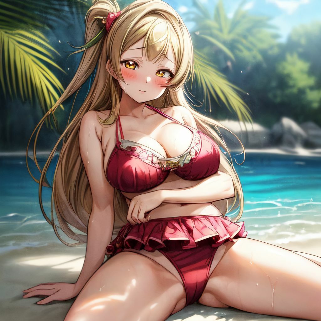 サンプル画像3:ラブライブ！南ことり イラスト集(CT) [d_366360]