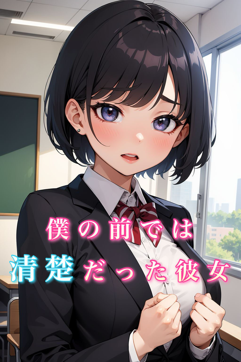 サンプル画像1:嘘を疲れ、友人とSEXをしていた。(プルル) [d_366397]