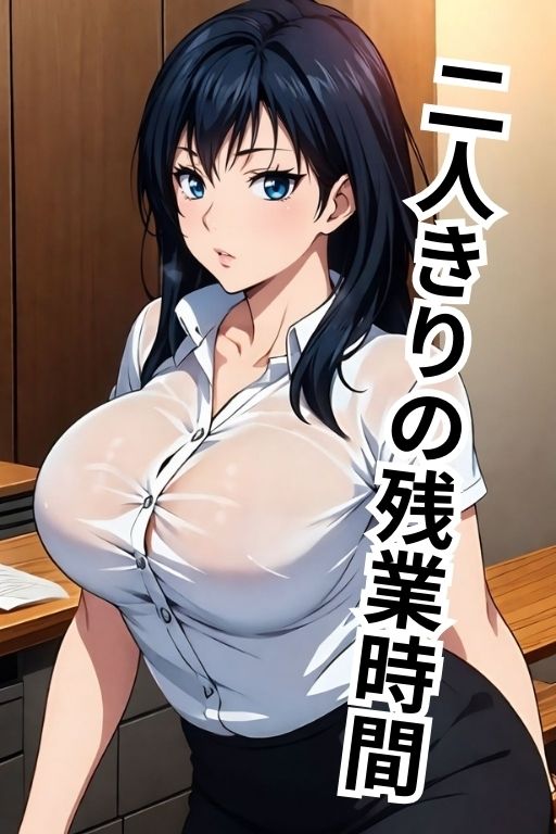 サンプル画像1:残業中に会社でこっそり性行為(アルファツー) [d_366456]