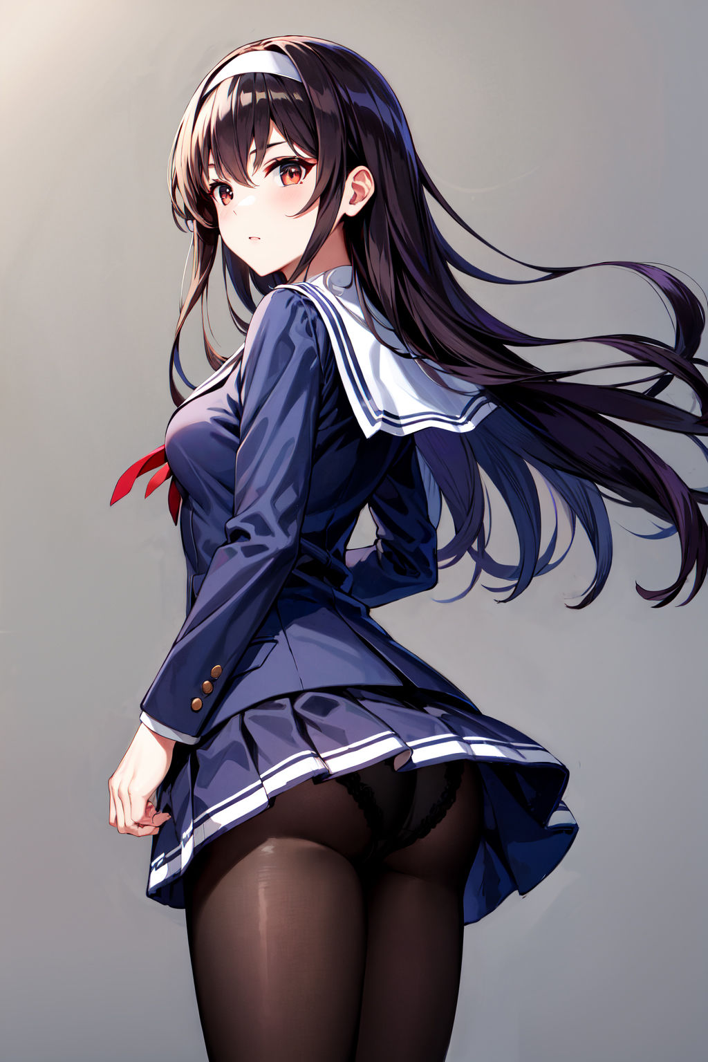 サンプル画像5:冴えない◯女の育て方 霞ヶ◯ 詩羽 逆さ撮りCG集(パンチラデビル) [d_366509]