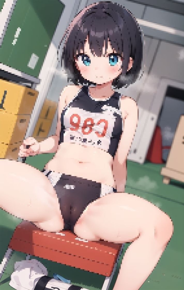 サンプル画像1:陸上美少女たちのみだらな競争(しみしみ) [d_366543]