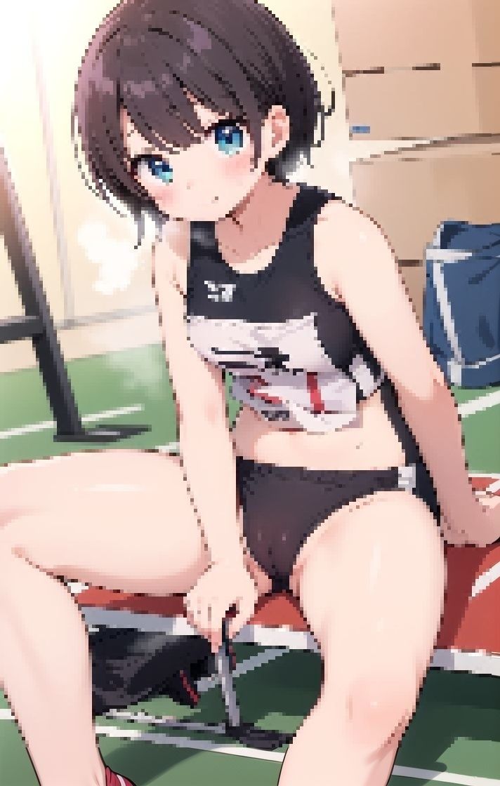 サンプル画像2:陸上美少女たちのみだらな競争(しみしみ) [d_366543]