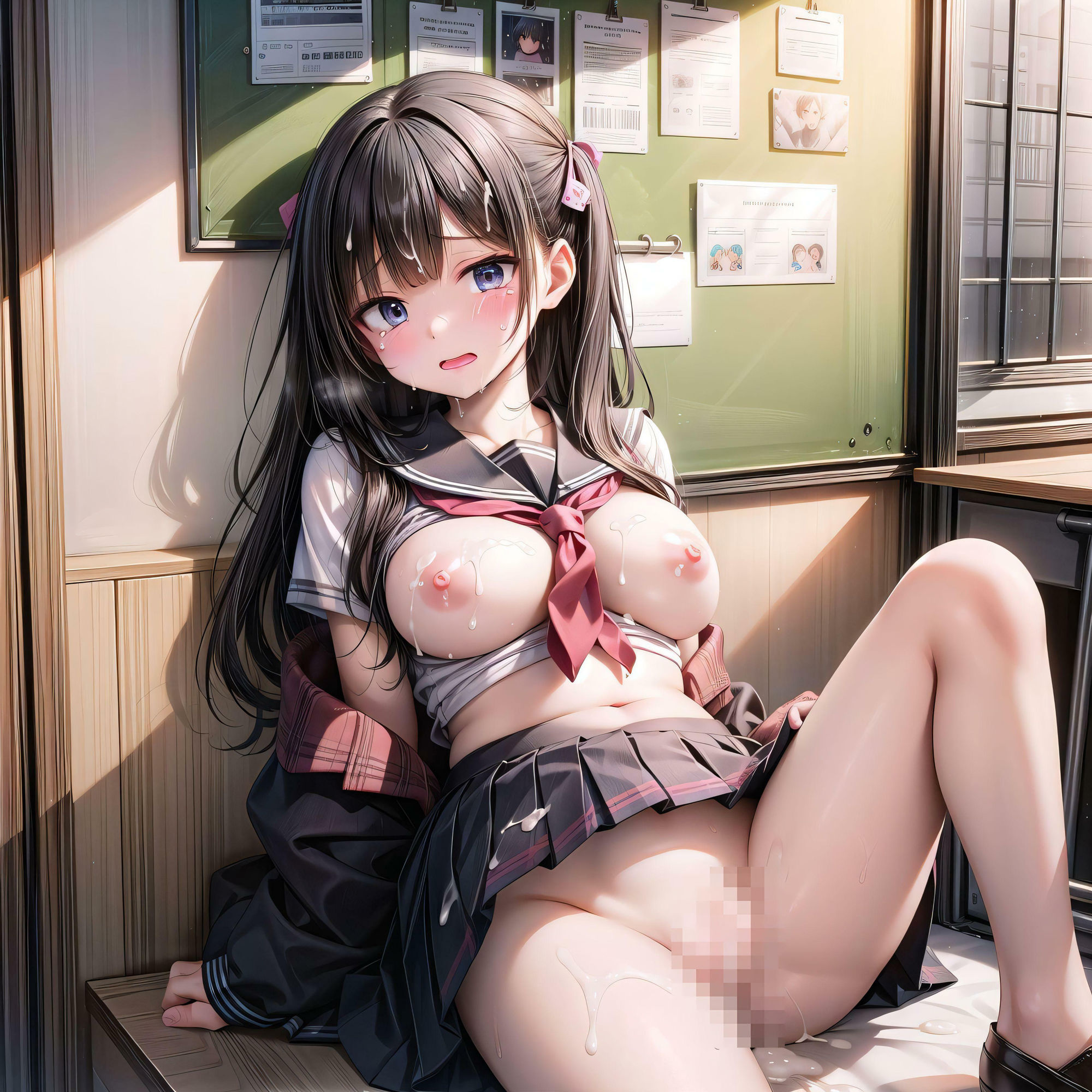 サンプル画像6:汚された制服(官能ラビリンス) [d_366547]