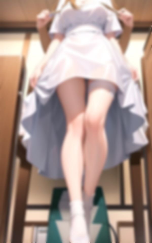 サンプル画像4:エロくてカワイイ若手看護師のパンツを盗撮してみたら…。(美人ズ) [d_366565]