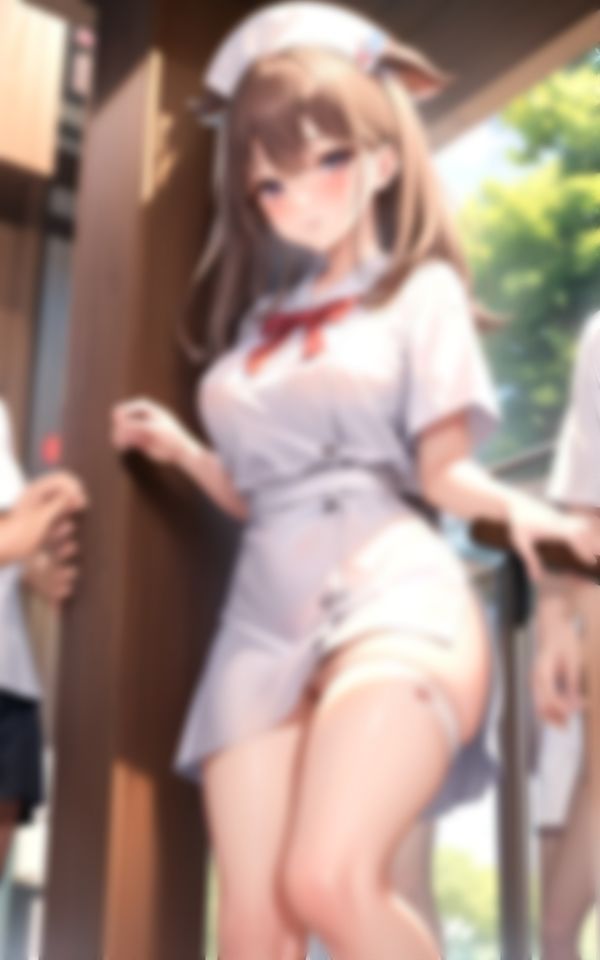 サンプル画像5:エロくてカワイイ若手看護師のパンツを盗撮してみたら…。(美人ズ) [d_366565]